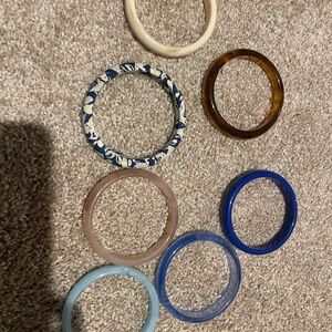 Set of 7 Bangle Bracelet Set